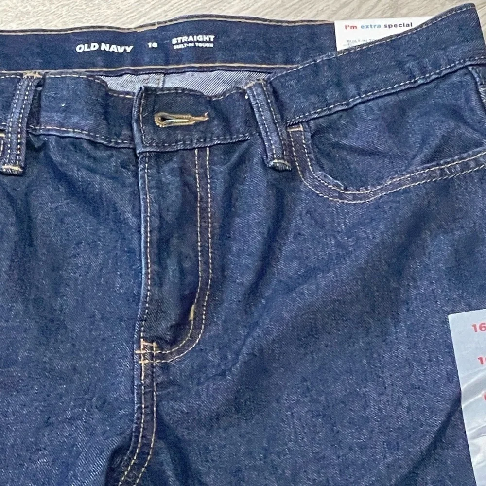 Old Navy Kids New Straight‎ Leg Size 16 Denim Jeans with durable waist band